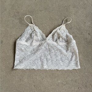 vintage lace detailed DKNY top